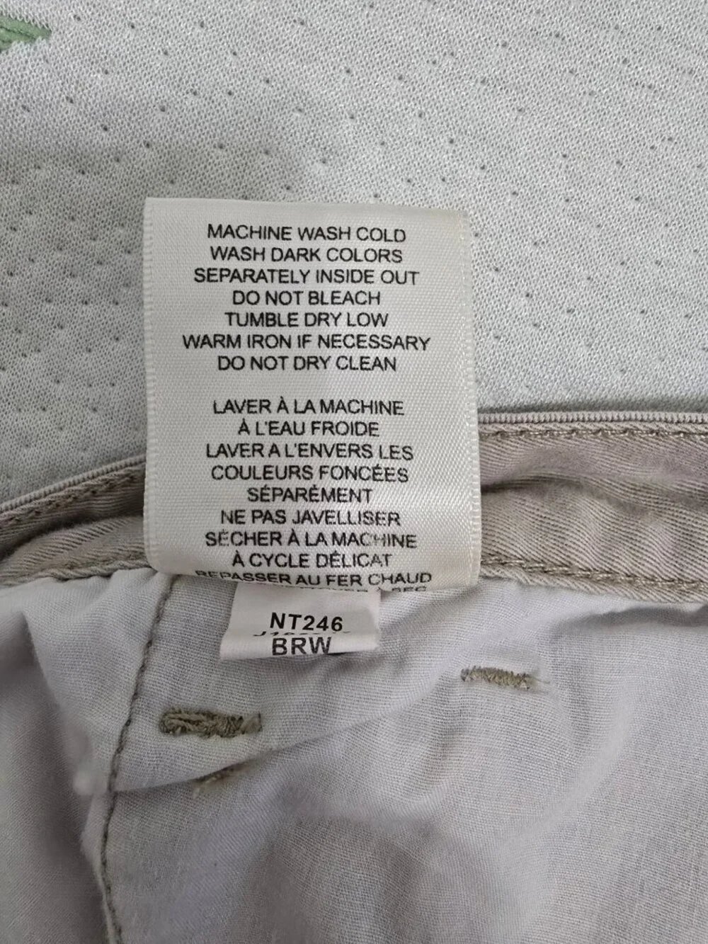 JAG Womens Size 10 Beige Capri Pants Classic Fit Comfortable - Picture 10 of 10